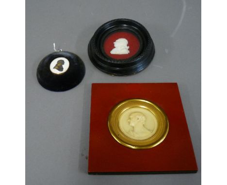 A 19th century miniatureAN ADMIRAL, BUST LENGTH3.5 x 3cm;an oval portrait miniature of A GENTLEMANSigned 'Field, II Strand'3.