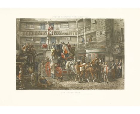 Various engravers, after C C HendersonFORES'S COACHING RECOLLECTIONSFour hand coloured plates;also 'A Hunting Morning', one p
