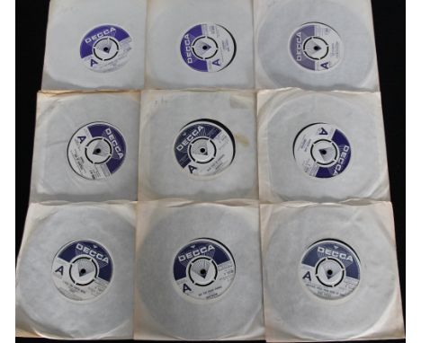 DECCA - DEMOS - 14 x magic 7" promos in this pack, taking us from Psych to Folk, Afrobeat to Prog! Artists/titles/cat. number