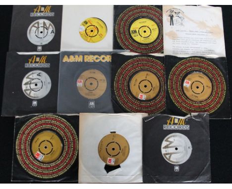 A&M - STRAWBS & RELATED - Fruitful selection of 10 x 7" from Strawbs and the promo 'Going Home' (AMS 7032) from lead man Dave