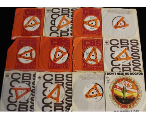 CBS PROMOS - US ARTISTS - Smashing selection of 20 x early 70s UK issued promotional 7" releases. Artists/titles/cat. numbers