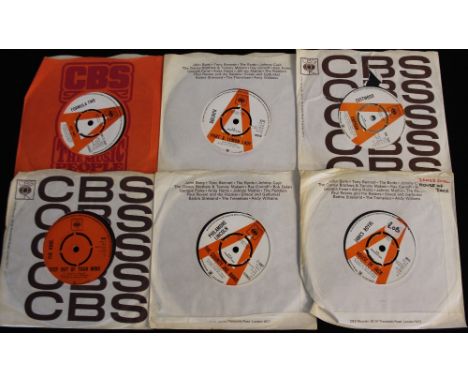 CBS PROMOS - BLUES/PROG/PSYCH/BEAT - Marvelous selection of 6 x sought after 7". Titles are Philamore Lincoln - The County Ja