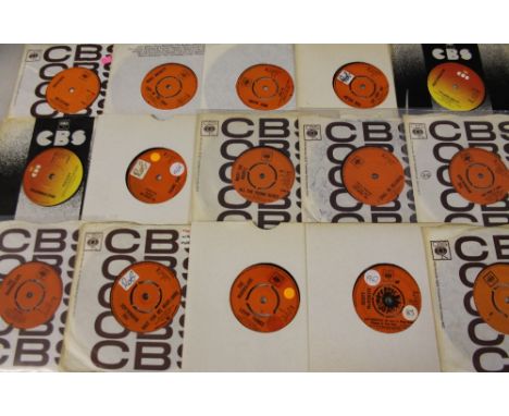 CBS - STOCK - Sweet collection of around 130 x 7" releases with rarities! Artists/cat. Numbers include Sweathog (S 7669), Mar