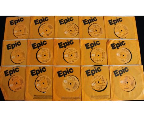 EPIC - DEMOS/STOCK - An epic indeed collection of around 85 x 7" releases with many promo copies. Artists/cat. numbers/issues