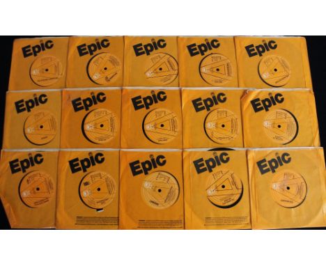 EPIC - DEMOS/STOCK - An epic indeed collection of around 85 x 7" releases with many promo copies. Artists/cat. numbers/issues