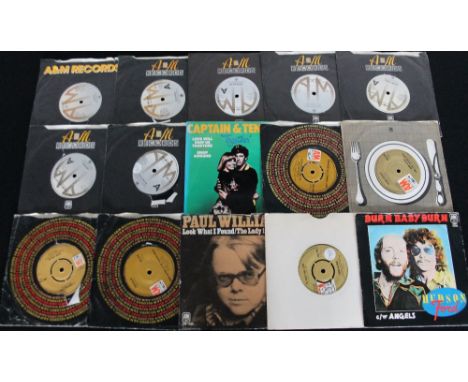 A&M - 78 x 7" singles to pick from on A&M. Artists/cat. numbers (AMS prefix) include James Lloyd (797), Paul Williams (7242),