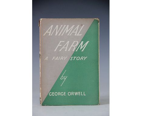 ORWELL (G), ANIMAL FARM, A FAIRY STORY, first edition, d.j with Searchlight Books printing verso, green cloth, Secker & Warbu