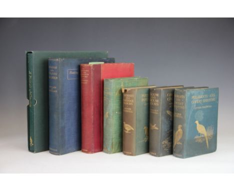 MAXWELL (A), PARTRIDGES AND PARTRIDGE MANORS, pictorial green cloth, London, Adam and Charles Black, 1911; GROUSE AND GROUSE 