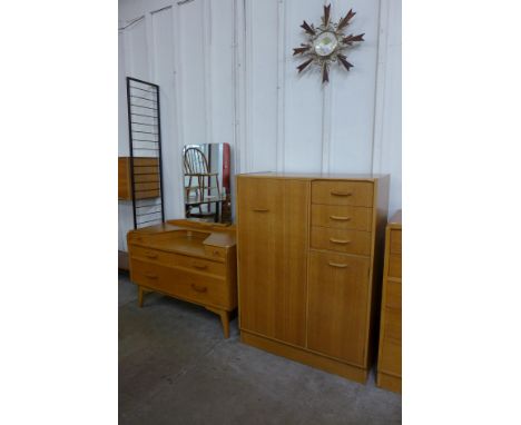 A G-Plan Brandon light oak dressing chest and a tallboy 