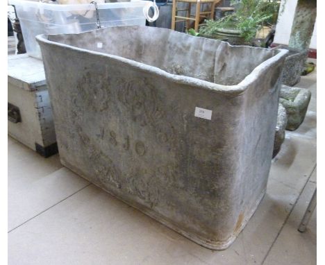 A George III lead garden planter 