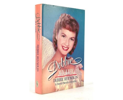 Debbie Reynolds - Debbie My Life - First Edition, hardback, with dust wrapper, gold lettered spine, original blue cloth, sign