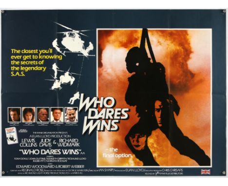 Who Dares Wins (AKA The Final Option) (1982), British Quad, 40 x 30 inches, folded Director Ian Sharp Stars Lewis Collins, Ju
