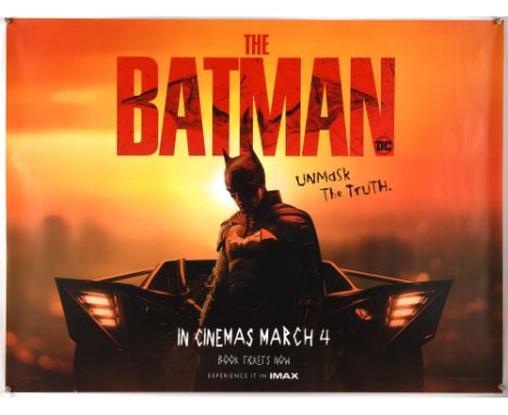 Collection of 2: The Batman (2022), both British Quads, both 40 x 30 inches, both double sided, both rolled Director Matt Ree