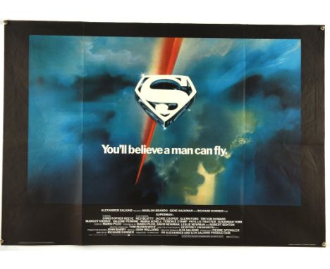 Collection of 5 British Quad posters including Superman (1978) trimmed, The Other Cinderella (1977), Hanger 18 (1981) trimmed