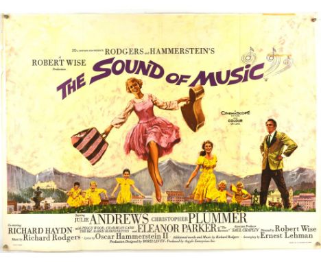 Collection of 2 Sound of Music (1965 + RR) British Quad posters starring Julie Andrews, the former a 1st release poster and t