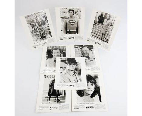 Superman IV Production stills - 33 B&W promo shots for this ill fated entry in the Superman series produced by Canon, approx.