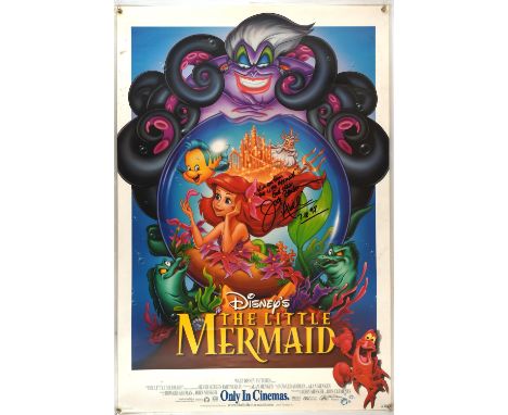 Disneys The Little Mermaid - Ariel - Jodi Benson - signed one sheet poster for the film The Little Mermaid, With love from Th