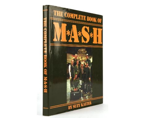 MASH   The Complete Book of MASH, signed first edition, first printing, hardback book, gold lettering to edges, green boards,