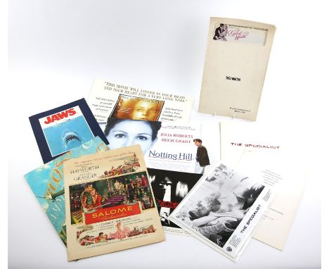 Film Programs  Various genre (1950-1990)A large collection of approximately 70 film programs spanning 5 decades of popular, c