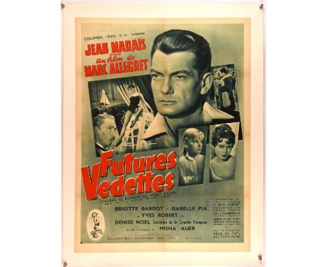 Sweet Sixteen (AKA School for Love / AKA Futures Vedettes) (1955), French Medium Linen Backed Film Poster for the film starri