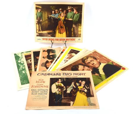 Large Collection of Lobby Cards (1950-60)This lot consists of the following classic 50s and 60's titles, all presented in 11"