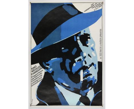Cinema According To Chandler(1988), Polish 1 Sheet, 36 x 25 inches, rolled, Waldemar Swierzy artwork, Raymond Chandler Festiv