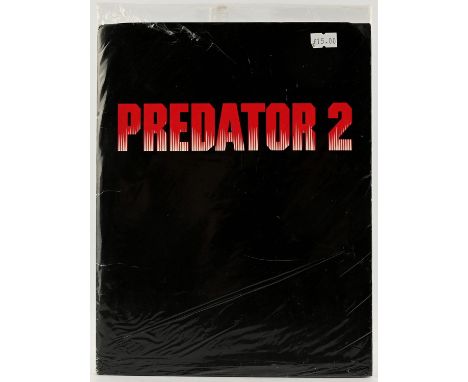 PREDATOR 2  Film Brochure, (1) together with 6 original stills, black and white, scenes from the film, (6) and a film informa