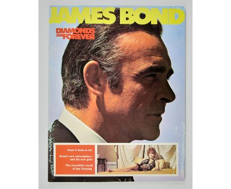 James Bond Diamonds Are Forever (1971), Production Brochure, 28 pages including covers, 11 x 8.5 inches, flat, behind the sce