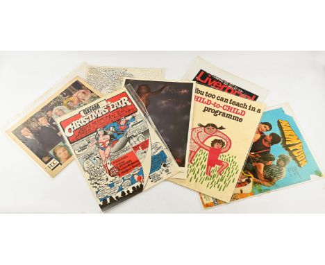 Ephemera - collection of various pieces to include, front of house still / lobby card for Bad Company (1931), 'Liverpool we l