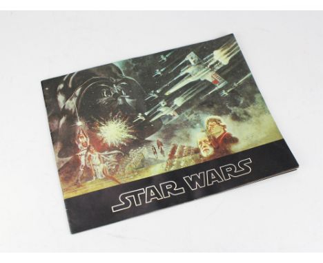 Star Wars - official promo brochure for the original 1977 release, Printed in USA. 