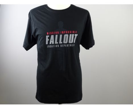 MISSION IMPOSSIBLE: Film / Production Crew Issued Clothing:  A pair of t-shirts - MISSION IMPOSSIBLE 6: FALLOUT location depa