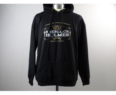 SHERLOCK HOLMES: Film / Production Crew Issued Clothing: A black camera department main unit XL Hoody - unworn PROVENANCE: Th
