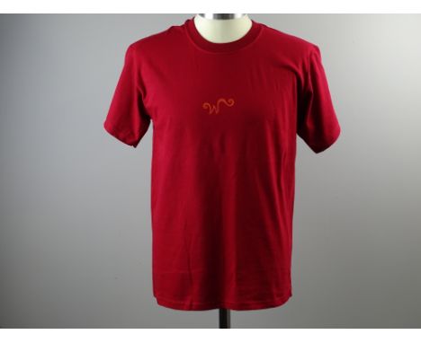 CHARLIE AND THE CHOCOLATE FACTORY: (TIM BURTON) Film / Production Crew Issued Clothing: A medium red visual effects t-shirt t