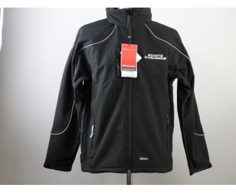 PIRATES OF THE CARIBBEAN: (2003) Film / Production Crew Issued Clothing:  A black, men's MEDIUM performance, soft shell jacke