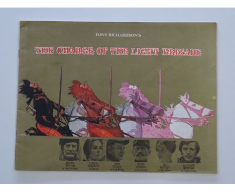 CHARGE OF THE LIGHT BRIGADE (1968) - A UK Quad film poster together with cinema souvenir brochure - folded / flat as issued (