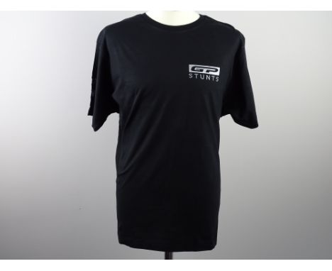 JAMES BOND: SPECTRE: Film / Production Crew Issued Clothing:  A pair of stunt crew items to include one black medium t-shirt 