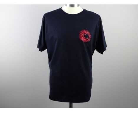 GAME OF THRONES: Film / Production Crew Issued Clothing: A pair of XL stunt crew t-shirts- one SEASON 1 black 'Fire and Blood