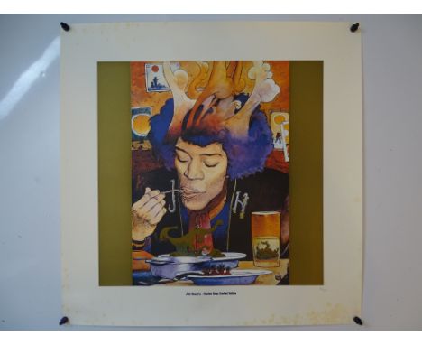 JIMI HENDRIX - VOODOO SOUP (1995) - number 68 / 200 limited edition print - art by MOEBIUS inspired by the photograph taken b