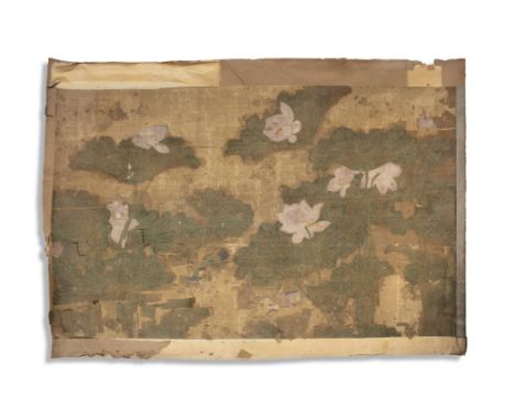 Attributed to the PILING SCHOOL (China, Attributed to the Song Dynasty, 13th century)Water birds frolicking on a lotus pondIn