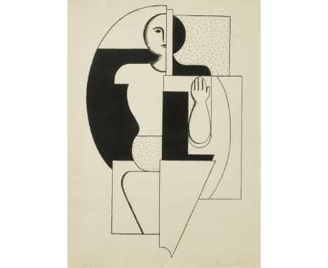 Willi Baumeister (1889-1955)Apoll I (Apollo I), from Die Schaffden (S/B 17), 1922Lithograph on laid paper, signed in pencil, 