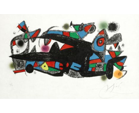 Joan Miró (1893-1983)Fotoscop (M. 939), 1974Lithograph in colors on Japon paper, signed in pencil and numbered V/XL, from the