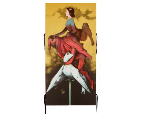 Dorothea Tanning (1910-2012)Portfolio, 1993Offset lithograph in colors with collage, fabric and hand-coloring on Somerset sof