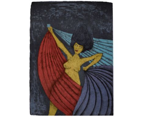 Rufino Tamayo (1899-1991)Salome, from the Metropolitan Opera Series II, 1984Lithograph in colors on Japon paper, signed in wh