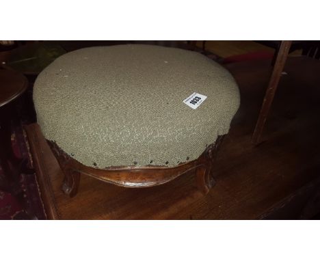 A Good 19th Century Walnut Stool.