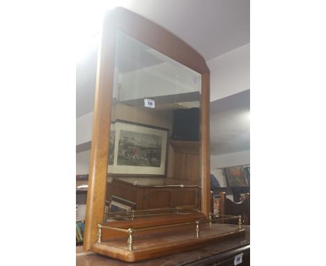 A Fine Vanity Wall Mirror with Shelf.