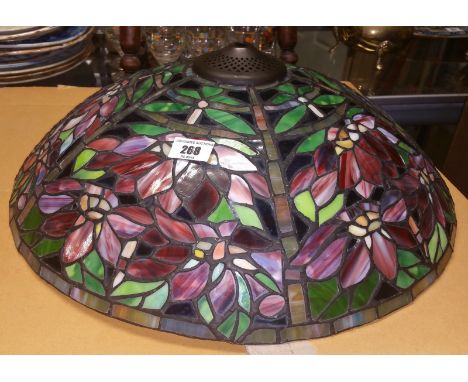 A Modern Tiffany Style Pendant Light Fitting, diameter 45cm.