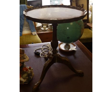 A 20th Century Wine Table, with tripod base.