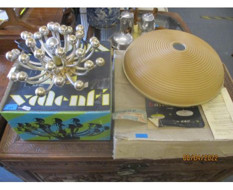 A 1970s designed Pistillo and Pistillino for Valenti &amp; Co metal Sputnik wall light designed by Studio Tetrarch, in origin