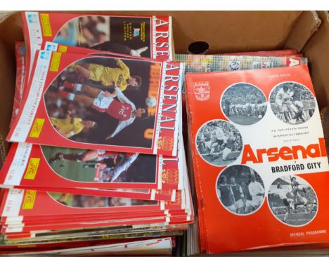 One crate of Arsenal Football programmesLocation: 