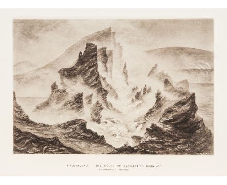 World.- Cumming (C. F. Gordon) Fire Fountains. The Kingdom of Hawaii, 2 vol., first edition, frontispieces, 6 plates (1 loose